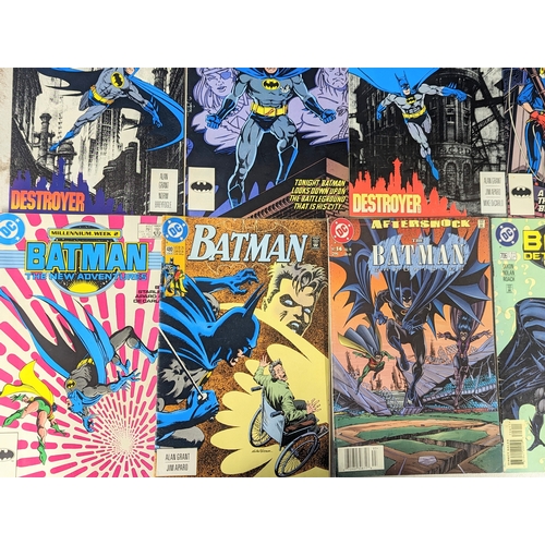 199 - A collection of vintage DC Universe comics including Batman and Superman.