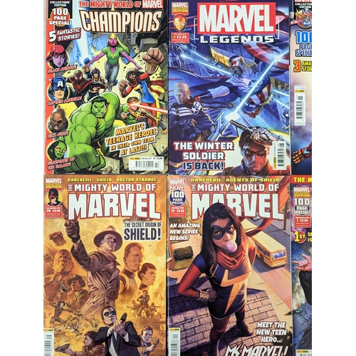 201 - A collection of Marvel Universe comics, including Iron Man, Fantastic Four, Doctor Strange, etc