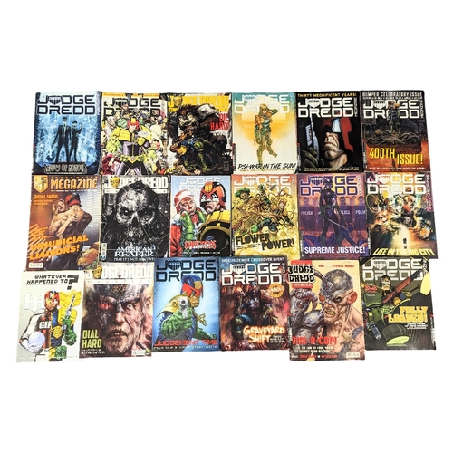 206 - A collection of Judge Dredd comic books