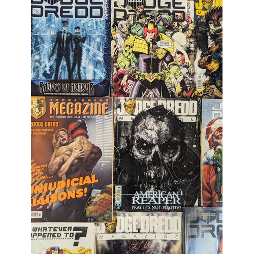 206 - A collection of Judge Dredd comic books