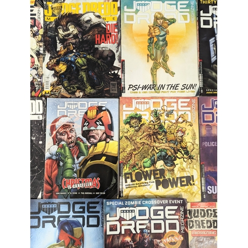 206 - A collection of Judge Dredd comic books