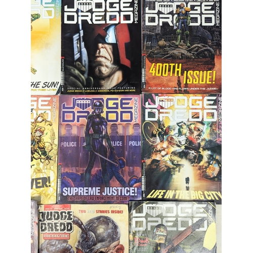 206 - A collection of Judge Dredd comic books