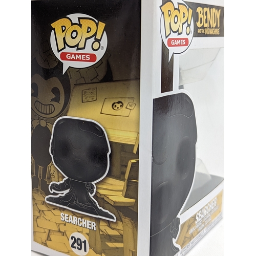 221 - A quantity of 5 Funko Pop! Figures of Searcher from Bendy and The Ink Machine.