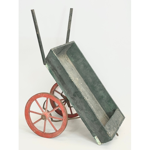 337 - A small vintage wooden cart. 60x38x41cm