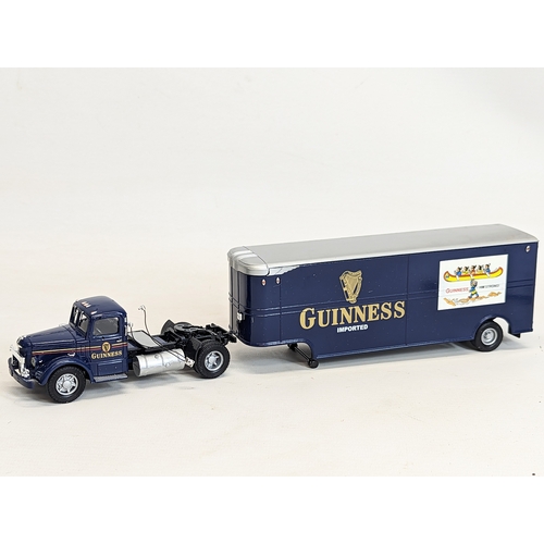 235 - A collectable limited edition Corgi model truck of Guinness Mack LJ with Fruehauf Trailer.