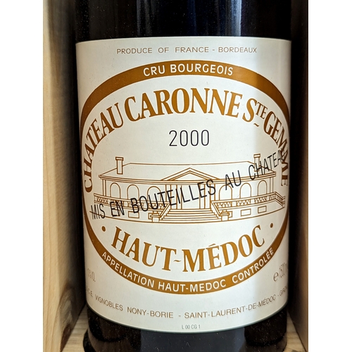 188 - An unopened Magnum bottle of Chateau Caronne Ste Gemme, Haut-Medoc. Bordeau, France.