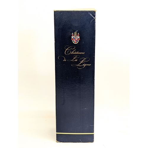 191 - An unopened bottle of Chateau De La Ligne, Merlot-Cabernet, 2003, in box.