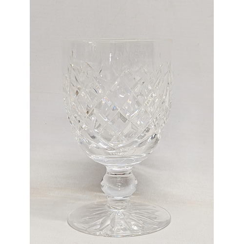 422 - A set of 6 Waterford Crystal drinking glasses. 13.5cm