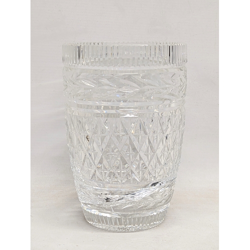 423 - A Waterford Crystal vase. 20.5cm