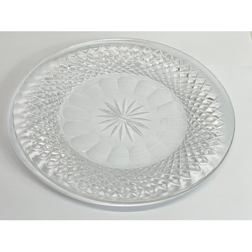 430 - A Waterford Crystal plate. 20.5cm