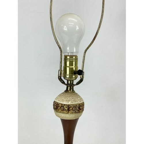 91 - A tall Mid Century table lamp. 79cm