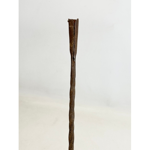 100 - A 18th century Rushlight. 69cm