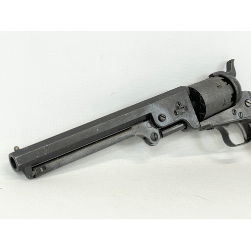 247 - An R.M.F Oldfrontier replica Navy Revolver in box. Civilian & Yank Model. 37cm