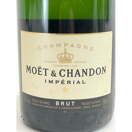 109 - An unopened bottle of Moët & Chandon Imperial Brut Champagne. 150th Anniversary. 750ml.