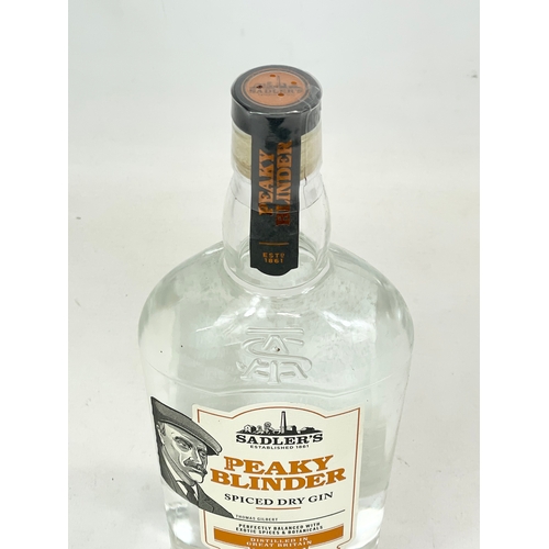 110 - An unopened bottle of Sadler’s Peaky Blinder Spiced Dry Gin 70cl.