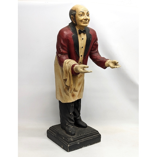 122X - A large butler figure. 97cm