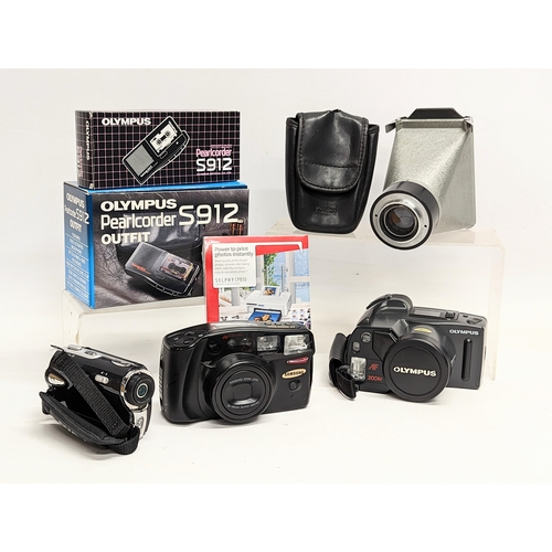 259 - A quantity of cameras and camera accessories