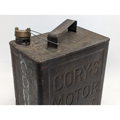 46 - A rare vintage Cory's petrol oil can.