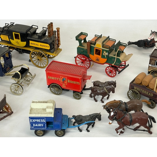 259A - A quantity of model carriages.