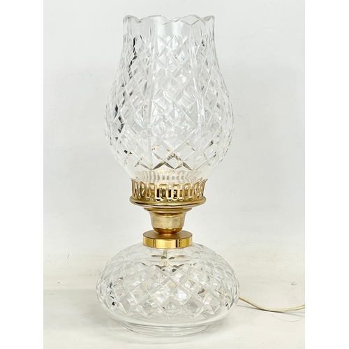 485 - A Waterford Crystal lamp. 35cm