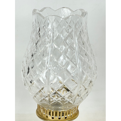 485 - A Waterford Crystal lamp. 35cm