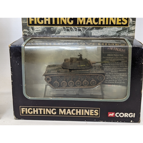 259B - 2 collectable Corgi Showcase Collection model tanks. Fighting Machines. The Scorpion Light Tank, Bri... 