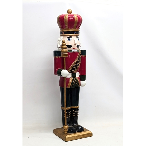 740 - A large nutcracker ornament. 92cm