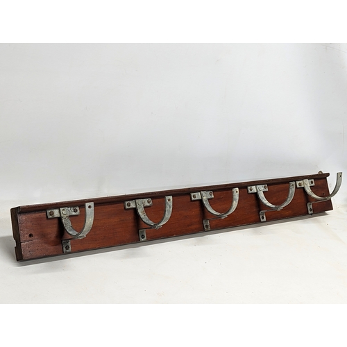 765 - A vintage hat and coat rack. 101.5cm