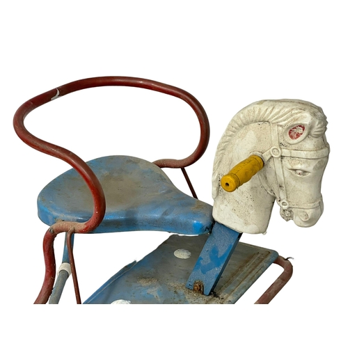 258A - A vintage child’s rocking horse. 80x51x55cm