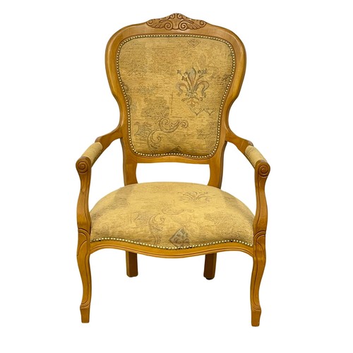 374A - A French style armchair. 67x62x105cm