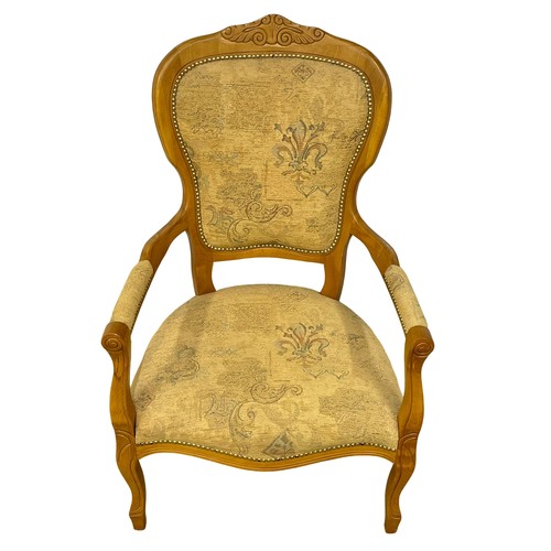 374A - A French style armchair. 67x62x105cm