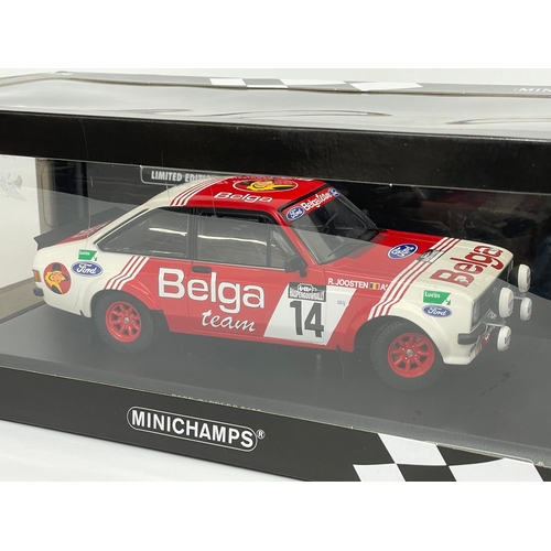 5 - A Minichamps Limited Edition Ford Capri RS 2600 in box. Team Europa Mobel. Fritzinger/Heyer-Nurburgr... 