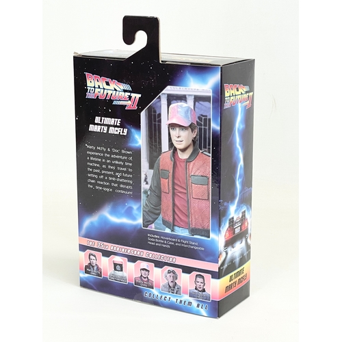 13 - A Neca Back to the Future Part II Ultimate Marty McFly action figure in box. The 35th Announced Coll... 