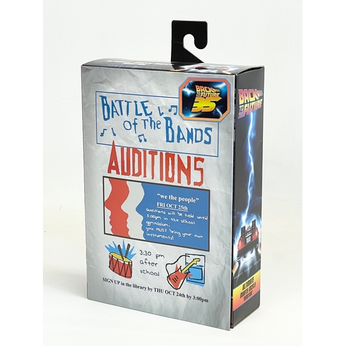 18 - A Neca Back to the Future Battle of the Bands Auditions Ultimate Marty McFly ‘Audition’ in box. 24cm