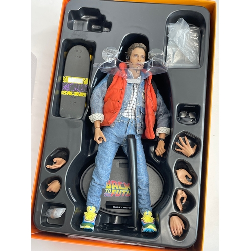 20 - A Hot Toys Back to the Future Movie Masterpiece Series Marty McFly 1/6th Scale Collectable Figure in... 