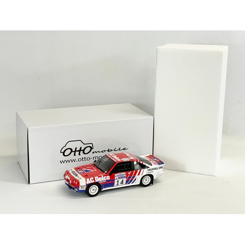 30 - An Otto Mobile Opel Manta 400 model car in box. Box measures 32x17x14cm