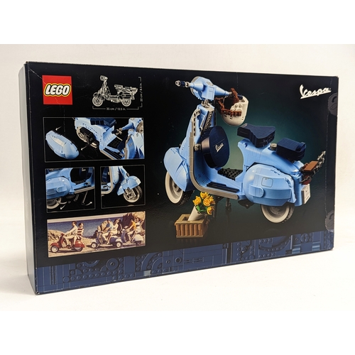 31 - An unopened Lego Vespa 125 1960s, 10298. Box measures 48x28cm