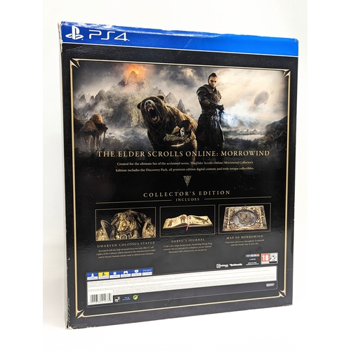 32 - A complete collector's edition of The Elder Scrolls Online Morrowind PlayStation 4 in box. Includes ... 