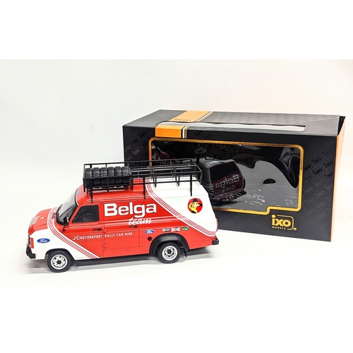 78 - An IXO Model of Ford Transit Van MK2, 1979 Rally Assistance. Box measures 37.5cm