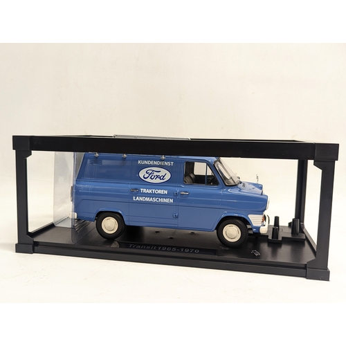 80 - A KK Scale model of Ford Transit Van 1965-1970. Box measures 36cm.