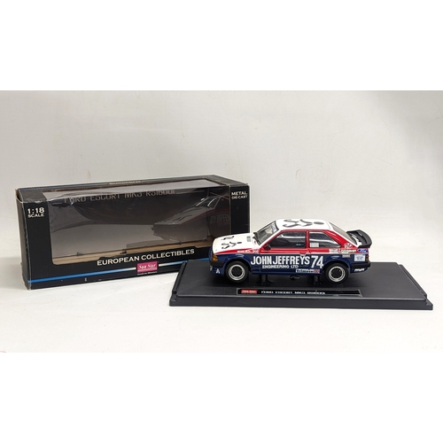 84 - A Sun Star, European Collectibles, model of Ford Escort MK3 RS1600i. Box measures 36cm