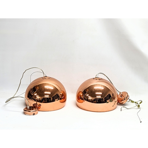 156 - A pair of modern ceiling lights. 26cm