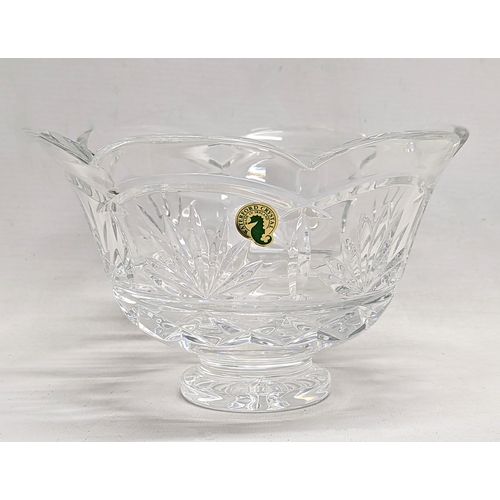 419 - A Waterford Crystal bowl. 20x12.5cm