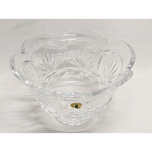 419 - A Waterford Crystal bowl. 20x12.5cm