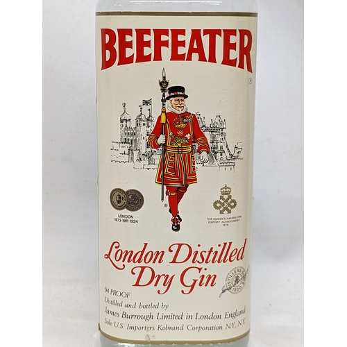 179 - An unopened bottle of Beefeater London Distilled Dry Gin.