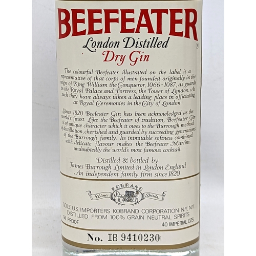 179 - An unopened bottle of Beefeater London Distilled Dry Gin.