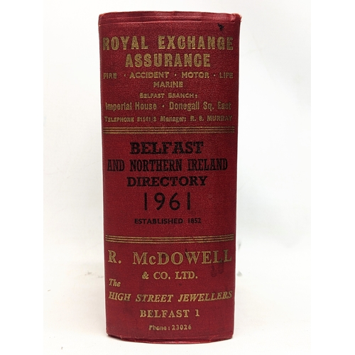 212 - A 1961 Belfast and Northern Ireland Street Directory.