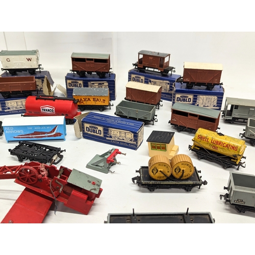 330 - A quantity of vintage Horby carriages, accessories, etc. Most in boxes.