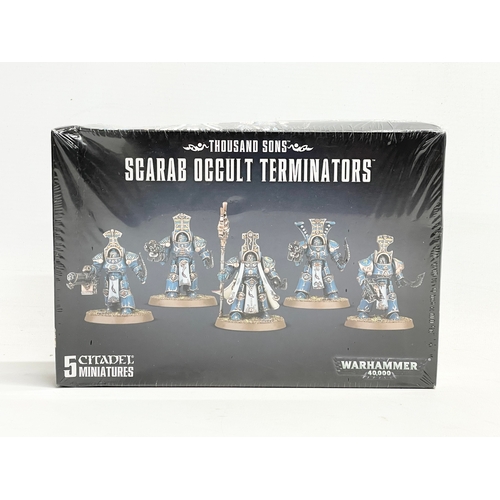 59 - An unopened Warhammer 40,000  Thousand Sons Scarab Occult Terminators in box.