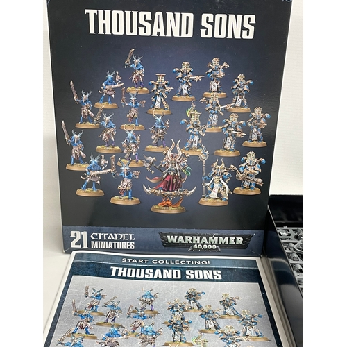 62 - An unused Warhammer 40,000 Thousand Sons 21 Citadel Miniatures in box.